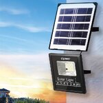 SO-03 d-power โคมไฟพลังแสงอาทิตย์ 25W 44LED แสงขาว เปิดปิดอัตโนมัติ SKU-02357