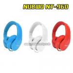 NT-960 NUBWO Headset+Mic SMALL TALK HP-HM-NW-960BL,RE,WH
