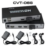 CVT-06/06S HDMI +USB+AUDIO EXTENDER FIBER VIDEO MEDIA DA-GO-HM-CVT06