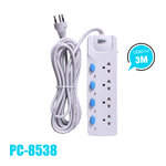 Oker ปลั๊กไฟ มาตราฐาน มอก. PC-8538 3 เมตร SKU-02613