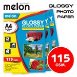 115G melon GLOSSY PHOTO PAPER SKU-01895