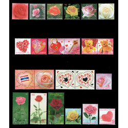 แสตมป์จัดชุดรวมสื่อแห่งความรัก 2545-2561 (แบบดวง)