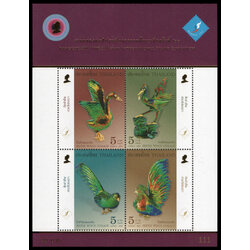 ชีทแสตมป์ชุดงานแสดงตราไปรณียากรภาคพื้นเอเชีย ครั้งที่ 20 (ชุด 2)