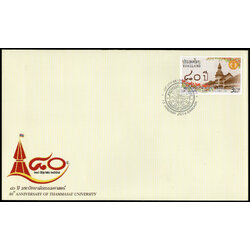 ซองวันแรกจำหน่าย 80 ปี แห่งการสถาปนามหาลัยธรรมศาสตร์ 2557