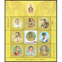 แสตมป์มหามงคลเฉลิมพระชนมพรรษา 80 พรรษา (ชุด 2)