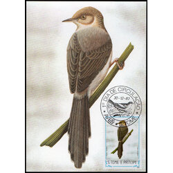 Post Cards S.Tome E Principe Bird 1983