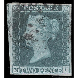 1841 No.4 Blue Imperf