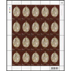 แสตมป์ชุดเหรียญครูบาศรีวิชัย (เต็มแผ่น)