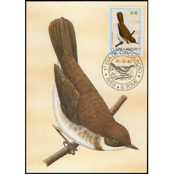Post Cards S.Tome E Principe Bird 1983