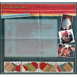 บัตรตราไปรษณียากรที่ระลึกอนุรักษ์มรดกไทย 2543 (ชุด 13)