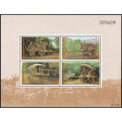 (แบบปรุ+ไม่ปรุ) ชีทแสตมป์ชุดอนุรักษ์มรดกไทย 2535 (ชุด 5)