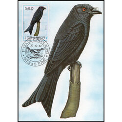 Post Cards S.Tome E Principe Bird 1983