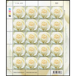 แสตมป์ดอกกุหลาบ 2552 (เต็มแผ่น)