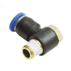 ข้อต่อลม ข้องอหัวหกเหลี่ยม เกลียวนอก รุ่น PH