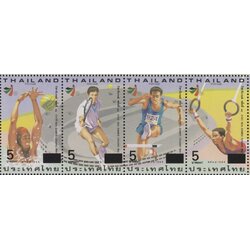 แสตมป์การแข่งขันกีฬาซีเกมส์ ครั้งที่ 18 (ชุด 1) พิมพ์ทับแก้ราคา 5 บาท