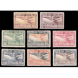 แสตมป์ชุดอากาศไปรษณีย์ชุดแรก