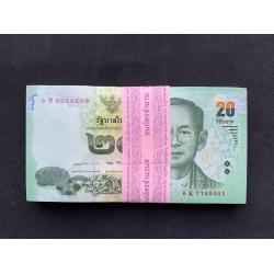 แหนบธนบัตร 20 บาท แบบ 16.5 เลข 6 K 7740401