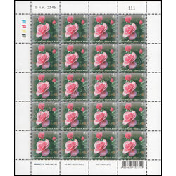 แสตมป์ดอกกุหลาบ 2546 (เต็มแผ่น)