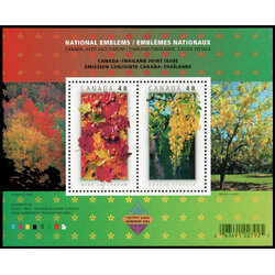 ชีทแสตมป์ชุดความร่วมมือ ไทย-แคนาดา (แคนนาดา)