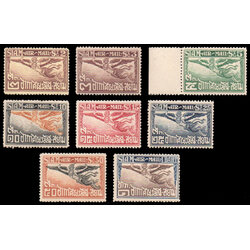 แสตมป์ชุดอากาศไปรษณีย์ชุดแรก