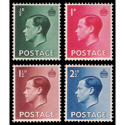 1936 King Edwald 8 Set of 4s