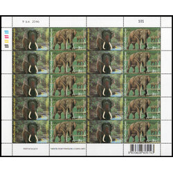 แสตมป์ 10 ปี ความสัมพันธ์ทางการฑูตไทย-แอฟริกาใต้ (เต็มแผ่น)