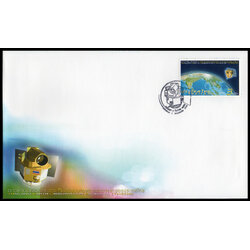 ซองวันแรกจำหน่ายชุดดาวเทียมธีออส : ดาวเทียมสำรวจทรัพยากรดวงแรกของประเทศไทย