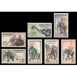 Laotian Elephants 1958