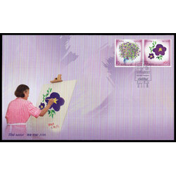 ซองวันแรกจำหน่ายชุดปีใหม่ 2559 (ดอกม่วงเทพรัตน์)