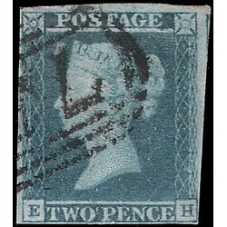 1841 No.4 Blue Imperf