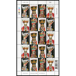 แสตมป์หน้ากากผีตาโขน (เต็มแผ่น)