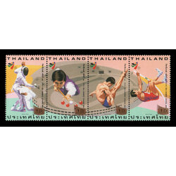 แสตมป์ชุดการแข่งขันกีฬาซีเกมส์ ครั้งที่ 18 (ชุด 2) พิมพ์ทับแก้ราคา 15 บาท