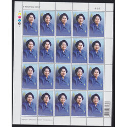 แสตมป์ 84 พรรษา สมเด็จพระเจ้าพี่นางเธอเจ้าฟ้ากัลยาณิวัฒนา กรมหลวงนราธิวาสราชนครินทร์ (เต็มแผ่น)