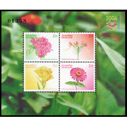 ชีทแสตมป์ชุดปีใหม่ 2547 (ชุด 16) พิมพ์ทับ งานแสดงตราไปรษณียากรแห่งเอเชีย ครั้งที่ 17 (ฮ่องกง)