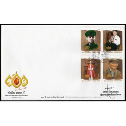 ซองวันแรกจำหน่าย 100 ปี ชาตกาล ดร.ป๋วย อึ๊งภากรณ์ + ลายเซ็นต์ผู้ออกแบบ