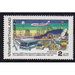 แสตมป์ครบรอบ 75 ปี วันสถาปนากระทรวงคมนาคม