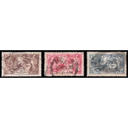 1919 No.179-181 King George 5 Seahorse