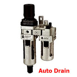 ชุดกรองลม (รุ่น AC) 2 Unit Auto Drain