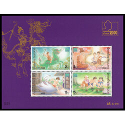 ชีทแสตมป์ชุดกรุงเทพฯ 2000 งานแสดงตราไปรษณียากร เยาวชนโลกและงานแสดงตราไปรษณียากรแห่งเอเชีย ครั้งที่ 13 (ชุด 2)