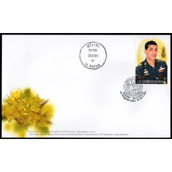 ซองวันแรกจำหน่ายวันเฉลิมพระชนมพรรษา สมเด็จพระเจ้าอยู่หัวมหาวชิราลงกรณ บดินทรเทพยวรางกูร (รัชกาลที่ 10) + ประทับตราปณ.ศรีราชา