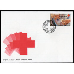 ซองวันแรกจำหน่ายกาชาดปี 2529 (พิมพ์ทับแก้ไขราคา)