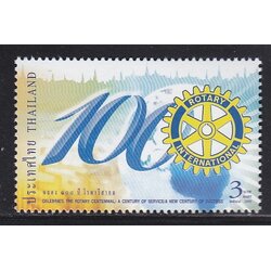 แสตมป์ 100 ปี โรตารีสากลองค์การบำเพ็ญประโยชน์ระหว่างประเทศ