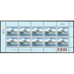 แสตมป์ตราไปรษณียากรทั่วไป (เรือตรวจการณ์ใกล้ฝั่งเฉลิมพระเกียรติ 80 พรรษา ต.991) (เต็มแผ่น)