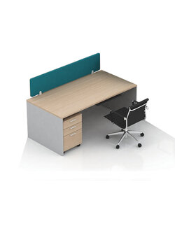 โต๊ะทำงาน ตู้ลิ้นชักล้อเลื่อน NDA 1206P (ติดฉากบังตา)