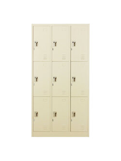 ตู้ล็อคเกอร์บานเปิด 9 ประตู รุ่น MET-6109