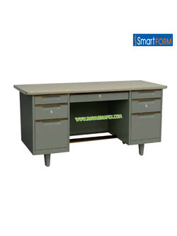 โต๊ะทำงานเหล็ก 5 ฟุต สมาร์ทฟอร์ม สีเทา (SMARTFORM) รุ่น OD-50