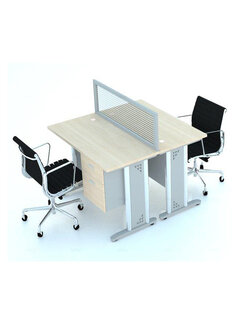 โต๊ะทำงานกลุ่ม 2 ที่นั่ง WKC 102