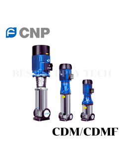 CNP CDMF ปั๊มน้ำหอยโข่งสแตนเลสแนวตั้งหลายใบพัด