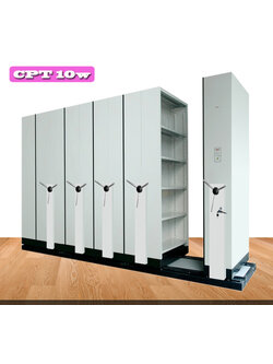 ตู้รางเลื่อน CPT 10W แบบพวงมาลัย 10 ตู้