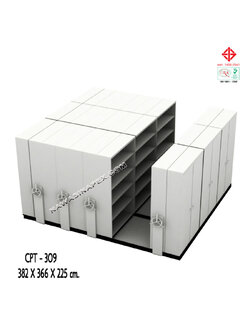ตู้รางเลื่อนแบบพวงมาลัย 27 ตู้ รุ่น CPT-309